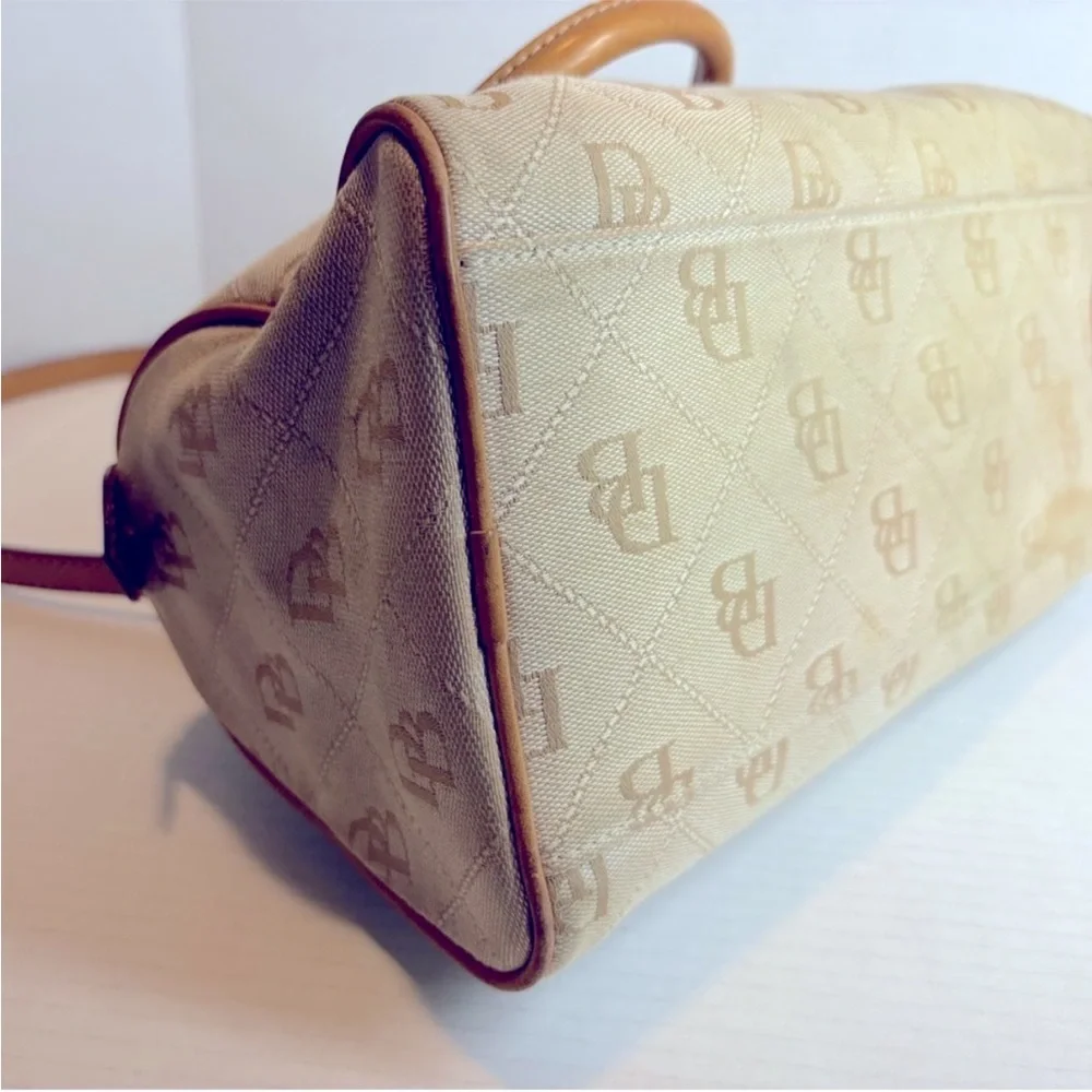 Dooney & Bourke Beige and Tan Satchel - Picture 9 of 13